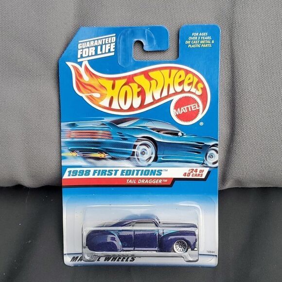 Hot Wheels Tail Dragger Purple 18846 - Picture 2 of 9